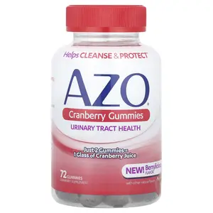 AZO Cranberry® Gummies, Berrylicious, 72 Gummies (250 mg per Gummy)