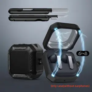 Samsung Galaxy Buds4/buds4 Pro (2026) Lock Fit Case, Full Body Shockproof Carbon Fiber Protection, Includes Cleaning Kit