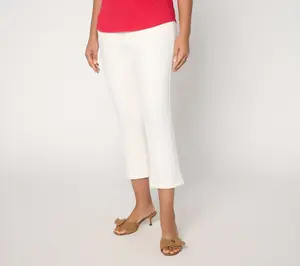 Belle by Kim Gravel Petite Primabelle Twill Step Away Crop Jean