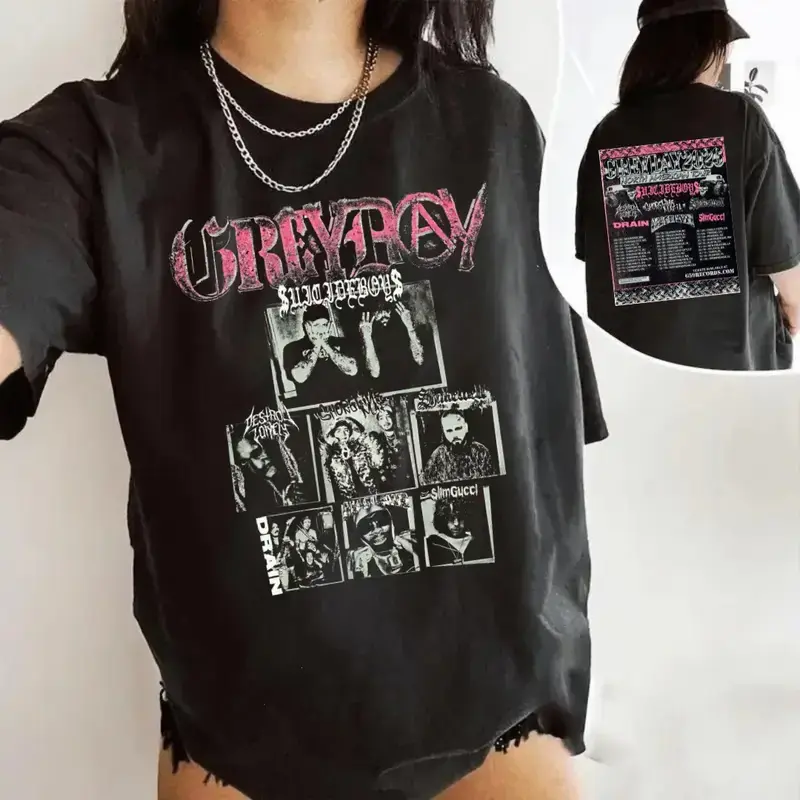 Suicide Boys Grey Day 2026 North America Tour T-Shirt, for Everyday Wear