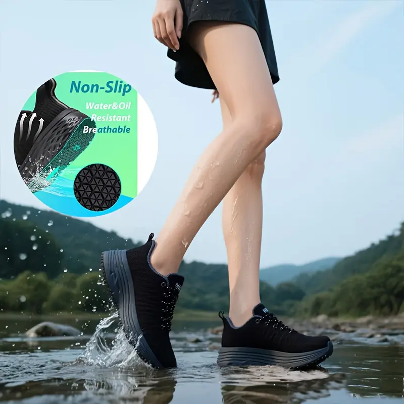 Women’s Professional Oil & Slip Resistant Work Shoes, Breathable Mesh Chef & Nursing Footwear, Comfortable Medical Shoes for Chefs, Nurses and Gardeners BreathableMeshShoes，CushionedShoes，ArchSupportShoes,LightweightWorkShoes,WaterproofWorkShoes，