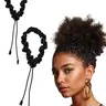 Punk Style Adjustable Hair Tie for Women & Girls, Minimalist Headwear for Thick Hair, Curly Scrunchies, Hairbands, Fashion Hair Accessories for Party, Fashionable Hair Accessories