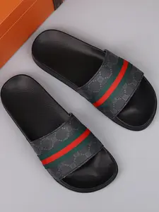 2026 Summer New Fashion Slippers, Large Size One-Strap Sandals, Casual Beach Outdoor Shoes, Random Print, All Seasons