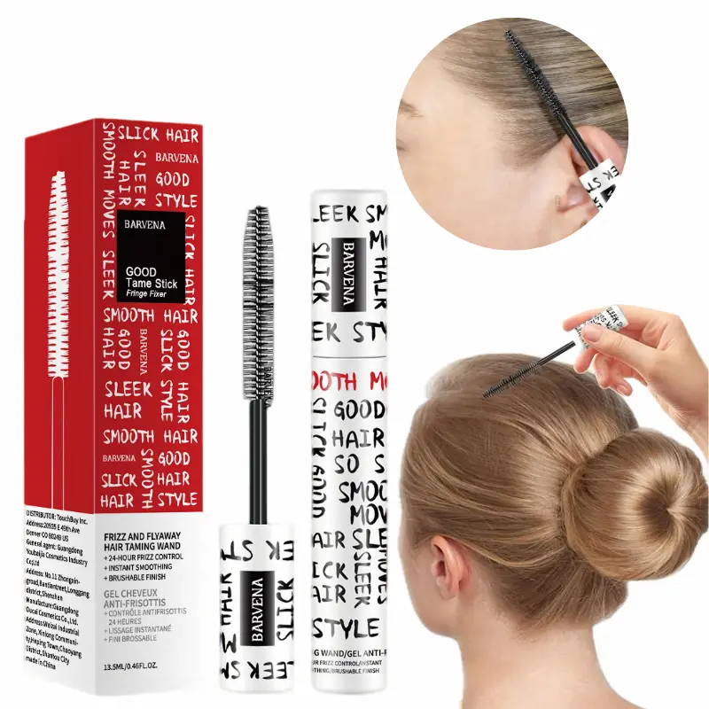 Flyaway Hair Tamer Wand - Frizz Free Styling Gel with Lasting Hold for a Slicked Back Look | Lightweight No-Residue Formula, Juicy Baby Scent, 13.5ML, Slicked Back Hair Look, Hair Care Products