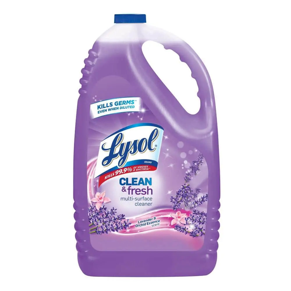 Clean & Fresh 144 oz. Lavender & Orchid Scent Pourable Disinfecting All-Purpose Cleaner