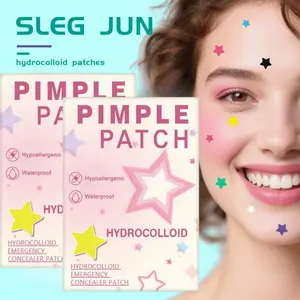 1400pcs Colorful Star Hydrocolloid Pimple Patches, Hypoallergenic Waterproof Stickers, Cute Multi-Color Pack for Daily Use