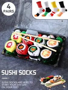 Trendy Gift Casual Daily Socks Set, Autumn Winter New Unisex Long Warm Soft Comfortable Design, Perfect for Birthdays Halloween Christmas Gifts