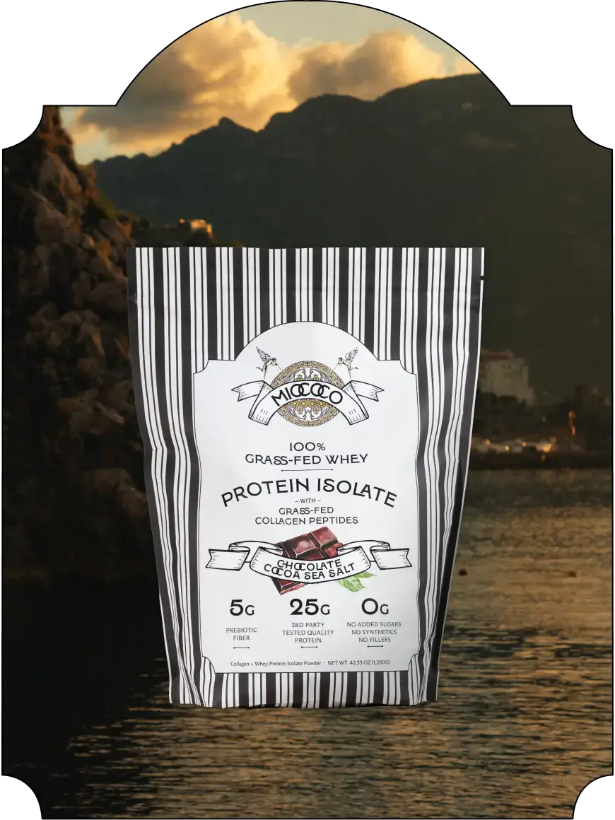Chocolate Cocoa Sea Salt Grass-Fed Whey Protein Isolate Powder