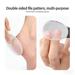 Nano Glass Foot Care Tool | Washable & Durable Callus Remover with Storage Case Gentle Exfoliation