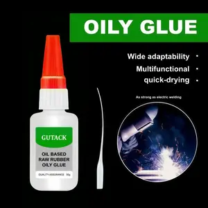 High-Strength Oil-Based Glue, Instant Dry in 10 Seconds, Quick Dry Adhesive, Multi-Purpose Super Adhesive for Plastic Metal Wood Ceramic Glass, Waterproof Bond, Strong Bond Glue, Anti-Clogging, All Purpose Superglue