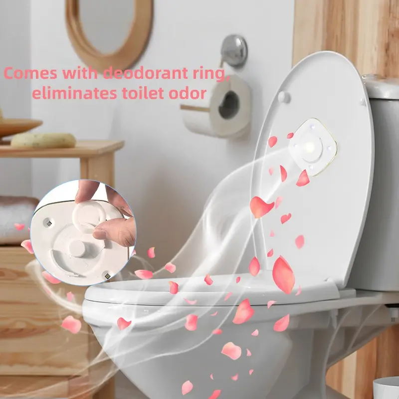 Smart UV Light Toilet Sanitizer, Efficient Germ-Killing Disinfection Device, Home Bathroom Sterilizer for Household Use-MM1