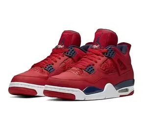 Piva 2019 Pure Red Fashion Retro TrendyCasual Versatile Sports Mid-Top BasketballShoes for Everyday Wear and Sports Activities