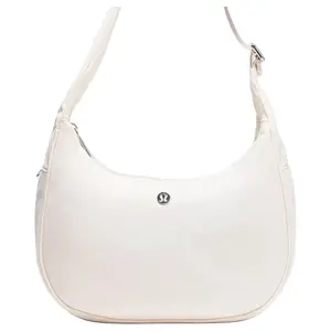 Lululemon City Essentials 4L Logo Mini Nylon Crossbody Bag for Women in Ivory