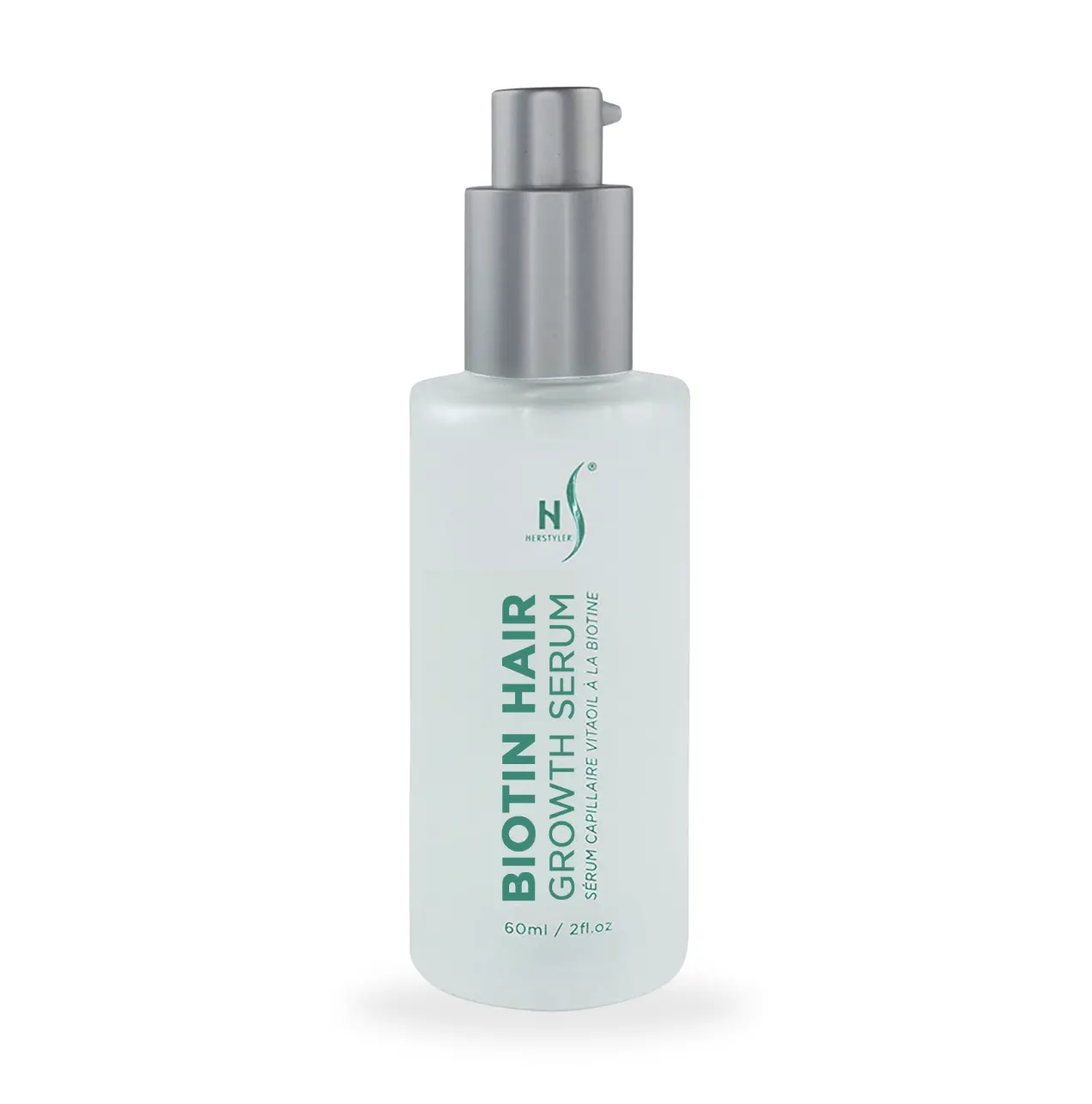 Herstyler Biotin Hair Growth Oil Serum - Growth - Thickening for Strong Hair - Regrowth for Dry Damaged Hair - Daily Haircare Comfort - 2 Fl Oz /60 Ml