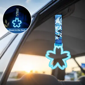 JDM Sakura Tow Strap Front Rear Tow Hook, Universal Racing Car Towing Strap, Japanese Cherry Blossom Drift Style Bumper Decoration Accessory for Cars, SUVs & Trucks#TowStrap #JDMTowStrap #SakuraTowStrap #TowHookAccessory #TowHookCharmCar Hanging Decoratio