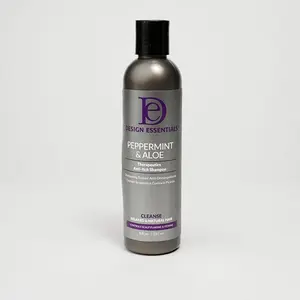 Design Essentials Peppermint & Aloe Therapeutics Anti-Itch Shampoo, Gentle Scented Haircare Cleanser with Moisturizing Benefits, Moisturizer, Aroma