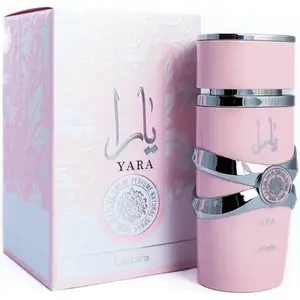 Lattafa Yara Women's EDP Perfume - Tropical Fruity Aroma Blend Aerosol Spray, 3.3-3.4 oz, New in Box, Perfumes for Women