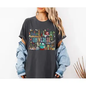 Vintage Retro Universal Studios Family Trip T Shirt Universal Theme Park Florida Shirt