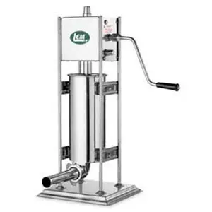 212 MAIN 10lb Dual Gear Stainless Steel Sausage Stuffer, Heavy Duty High Pressure Machine Sausage Maker, Meat Stuffing Machine, Kitchenware Meat Processor