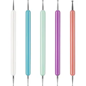 5 count  Tracing Stylus, Ball Embossing Stylus for Transfer Paper, Tracing Tools for Drawing, Embossing Tools for Paper, Art Dotting Tools for  Art, Ball Tip Clay Tools Sculpting Stylus