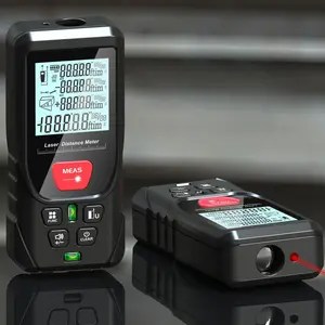 Laser Meter Digital Tape, 1 Count Batteries Required Handheld Laser Rangefinder, Laser Distance Meter, Laser Tape Measure with Bag & Landyard, Laser Measuring Tool