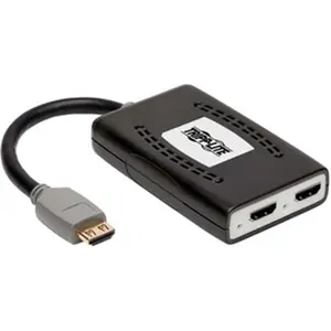 Tripp Lite B118-002-HDR-V2 2.0 4K 60 Hz 2-Port HDMI Splitter - HDMI Multi-Resolution Support HDR HDCP 2.2 USB Powered, TAA