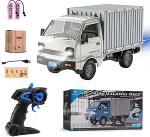 RC Car 1/16 RC Drift Car RTR Remote Control Racing Pickup Truck 2WD Truck Drift Crawler Off Road 2.4G with Spray Music and Light Vehicle Hobby Grade Toy Model for Kids and Adult White-2