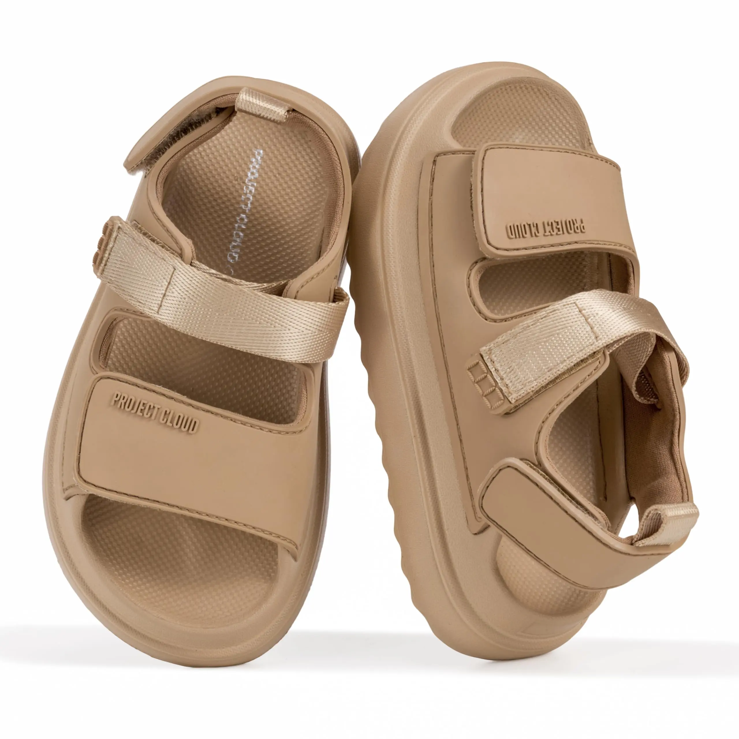 Project Cloud Kids Sandals | Adjustable Straps Kids Sandals | Plush & Soft Insole | Lightweight | Non-Slip - Little Goldie