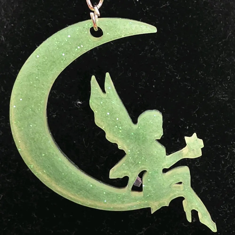 Fairy Moon Keychain