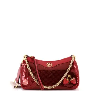 Pre-owned GUCCI material Messenger Bags Strawberry Ophidia Shoulder Bag Sequins Small by Rebag
