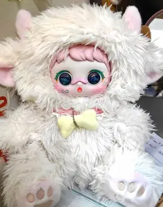 QIQI-Yunni Together with you 600% series Mystery Boxes Bag Pendant Bunny Plush Dolls Soft Collectibles Hidden Style 1/84