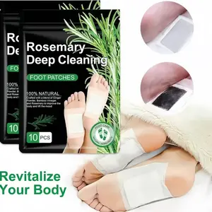 20PCS Natural Herbal Foot Detox Patches -GingerBamboo Deep Cleansing Pads for Stress Relief,Toxin Removal, Better Sleep & Wellness FitnessTreatment Healthcare Solution TherapeuticHealthy Therapy,detox foor pads