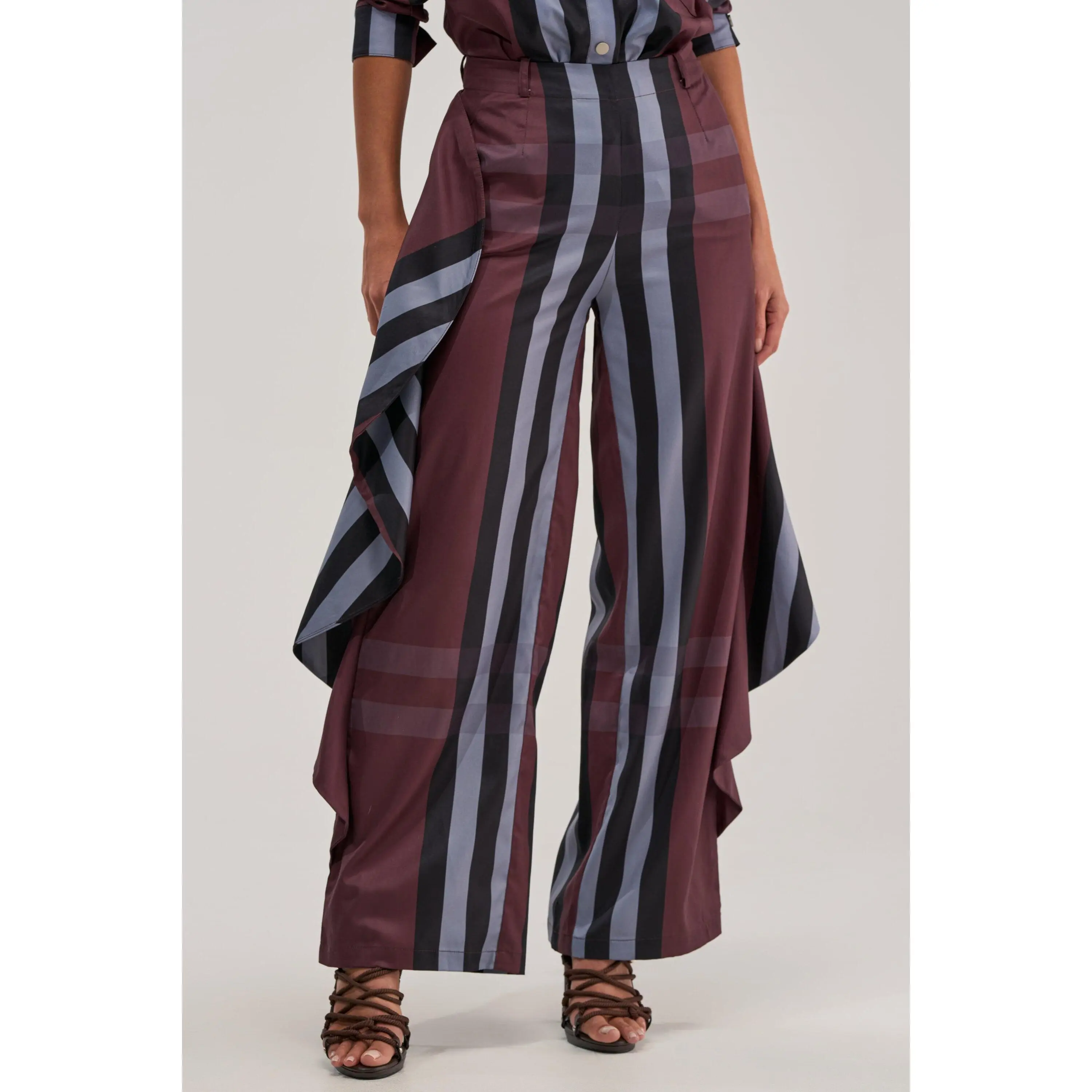 LUXURY LIFE PLAID PALAZZO PANT