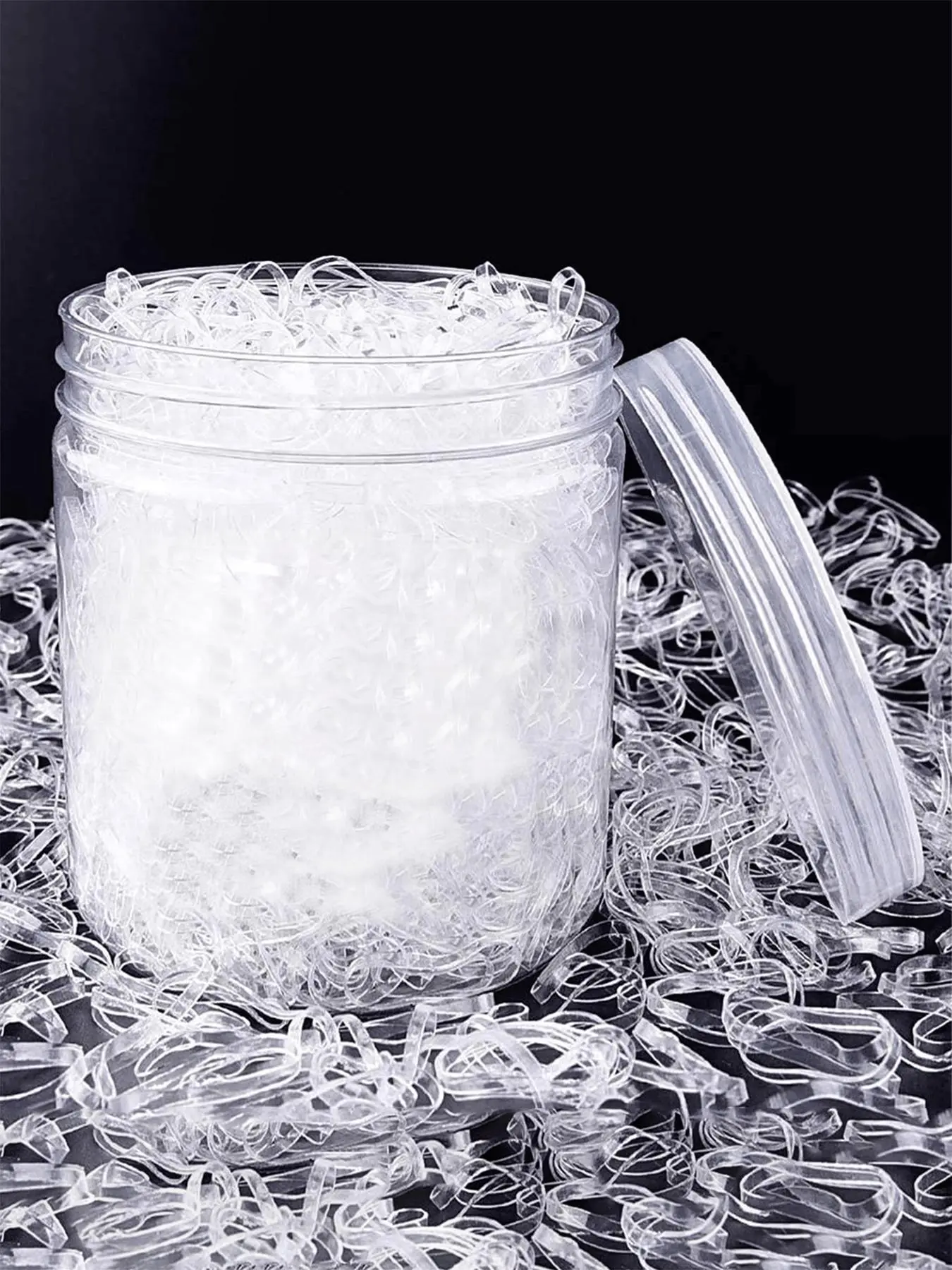 1000pcs-Clear-Mini-Elastic-Rubber-Hair-Tie-Durable-Reusable-Soft-Portable-Perfect-Accessory-For-Daily-Life-And-Sports-Ponytail-Scrunchie Bulk Hair Ties-Hair-Accessories-Hair-Rubber-Bands-Scrunchies Clear Hair Elastics