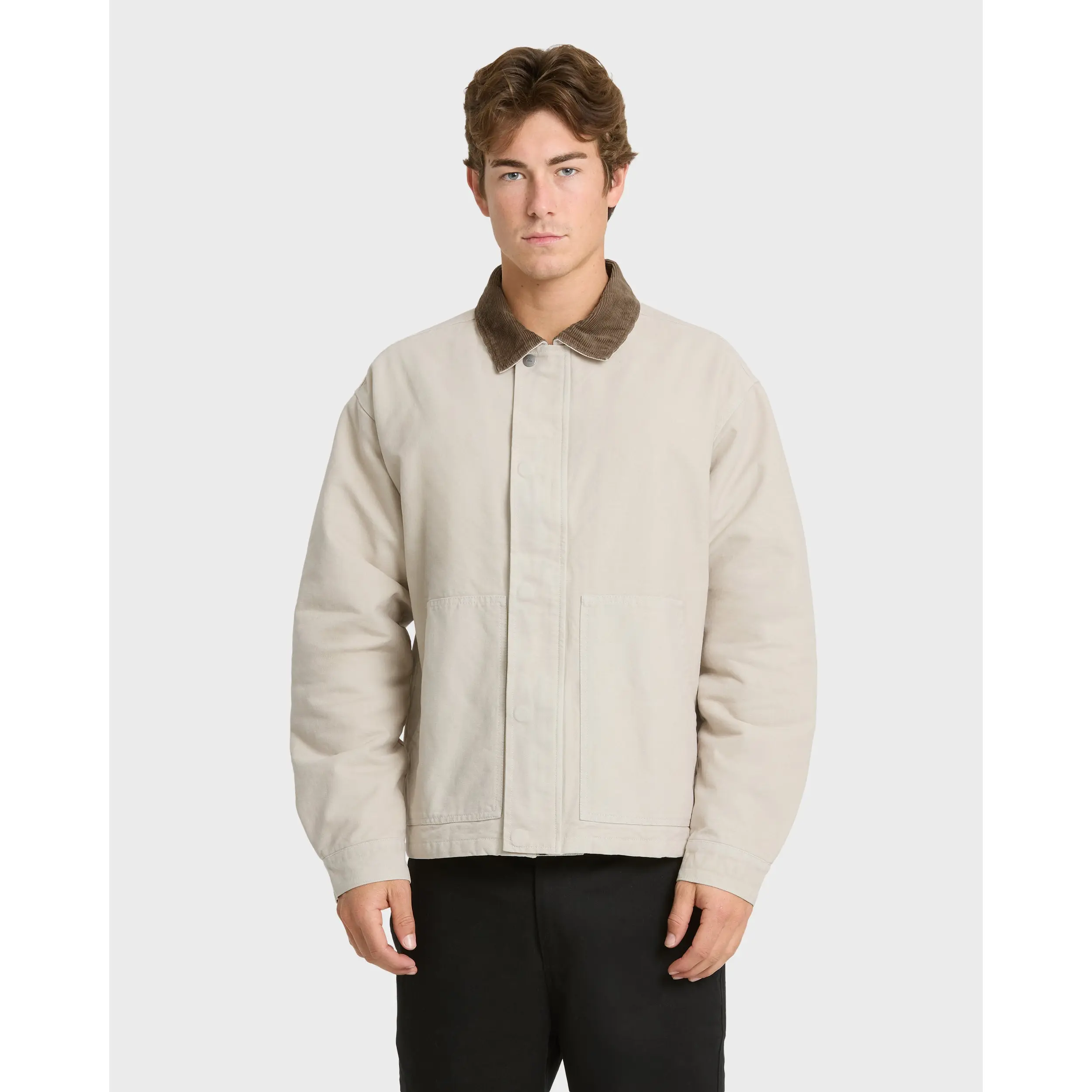 Quiksilver | Engine Bay Jacket | Men's 100% Cotton Breathable | Travel