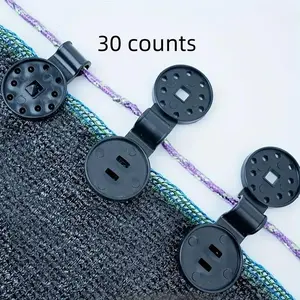 Professional Sunshade Net Clip, 30pcs/set Windproof Tent Clips for Daily Use, Portable Outdoor Accessories for Camping Tent, Portable Outdoor Equipment