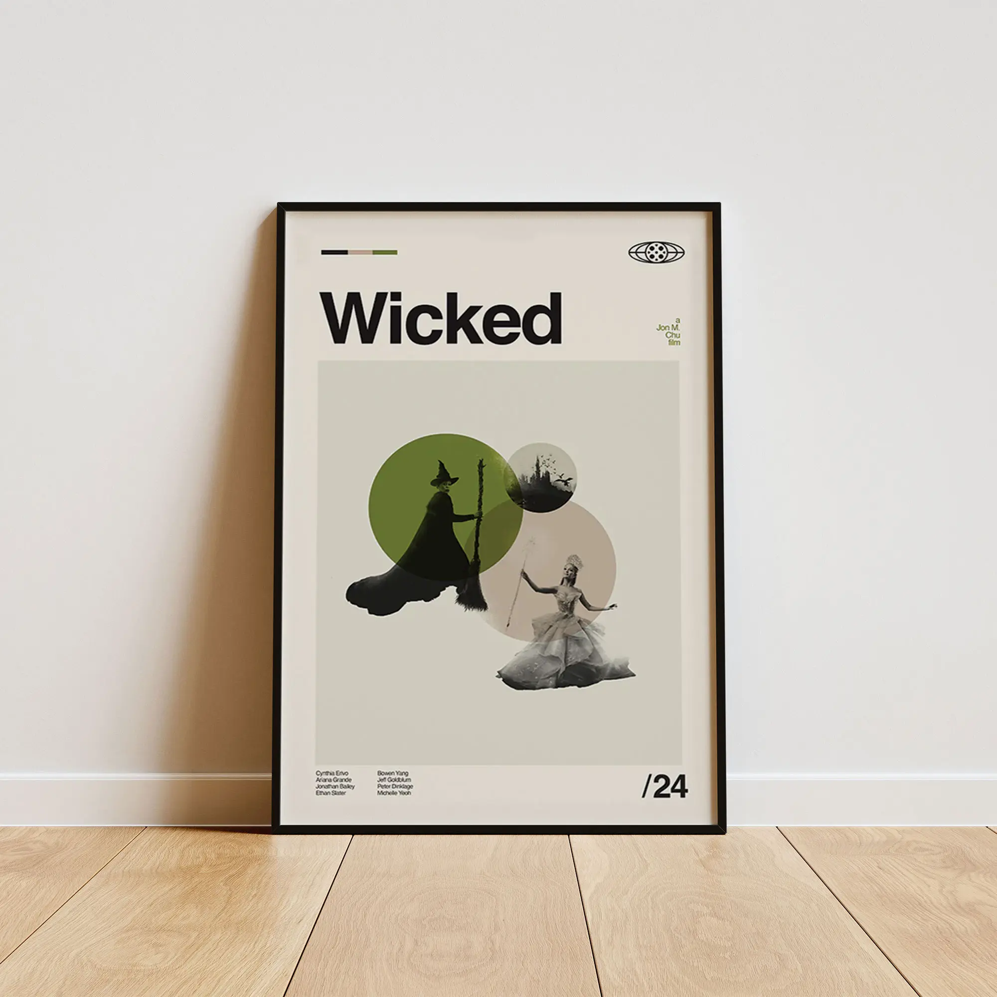 Wicked Poster, Contemporary Wall Decor, Modern Home Aesthetic, Interior Decoration Print