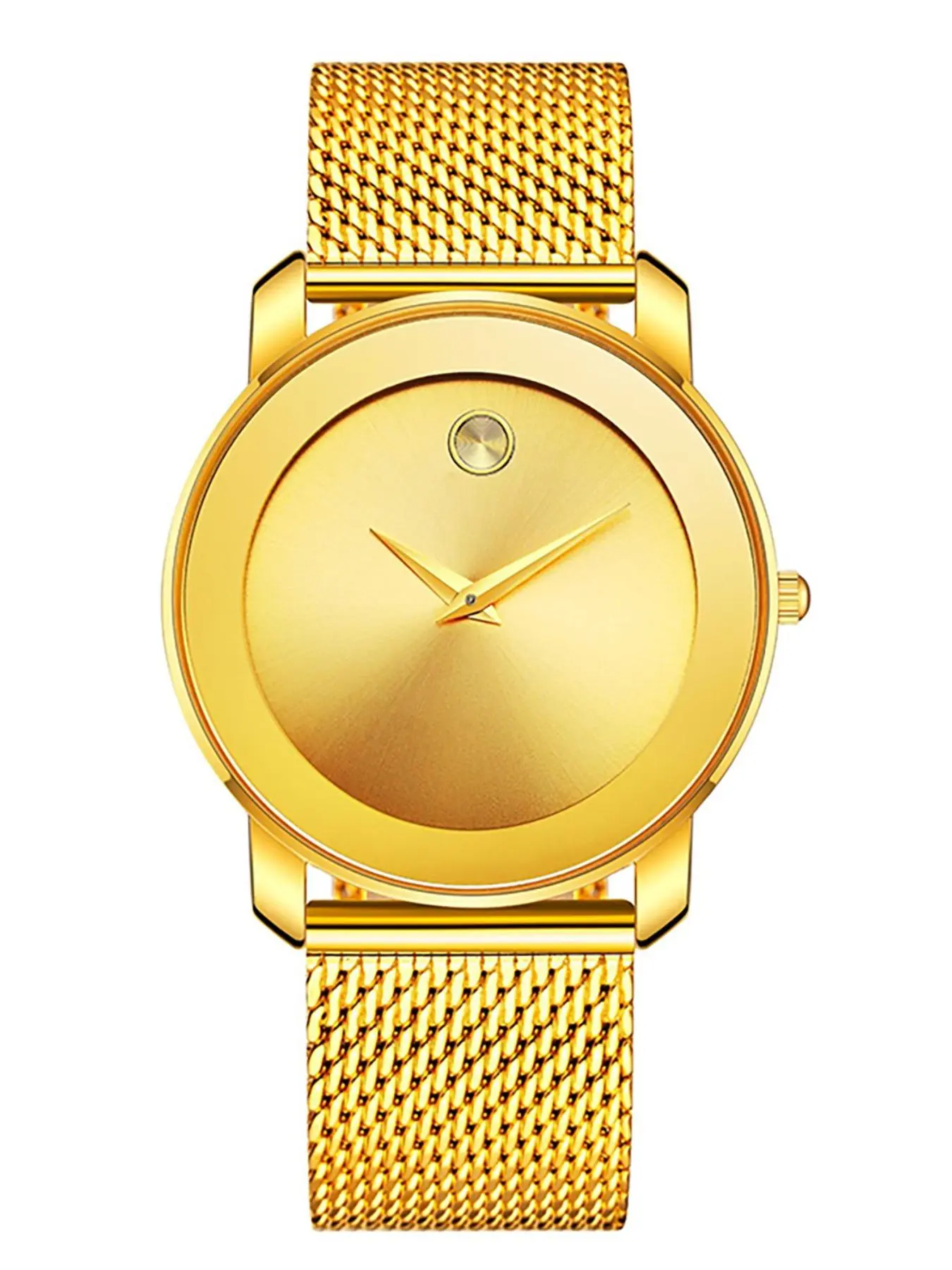 Elegant Fashion Durable Round Dial Analog Quartz Watch, Modern Casual Trendy Wristwatch, Fashionable Stylish Stainless Steel Watch for Women, Jewellery Gift for Mothers, Gifts for Her, Waterproof Watch, Fashion Watches