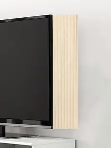 TV Bling Beige TV Curtain Fits up to 80-inch TV