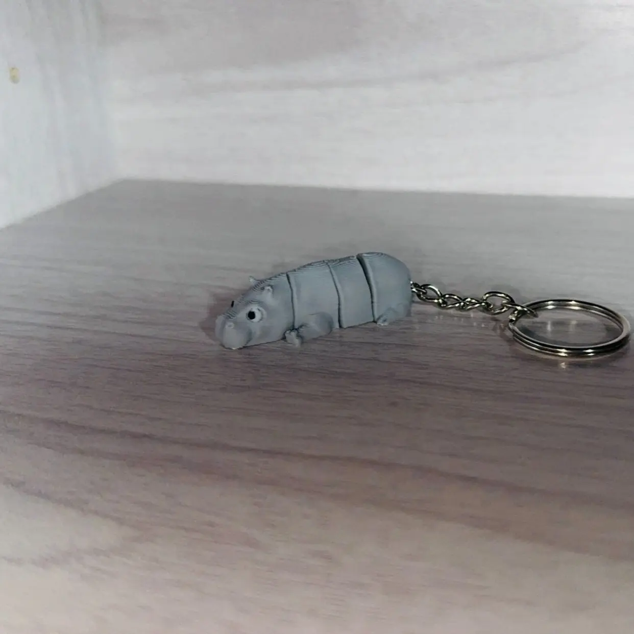 Hippo Keychain