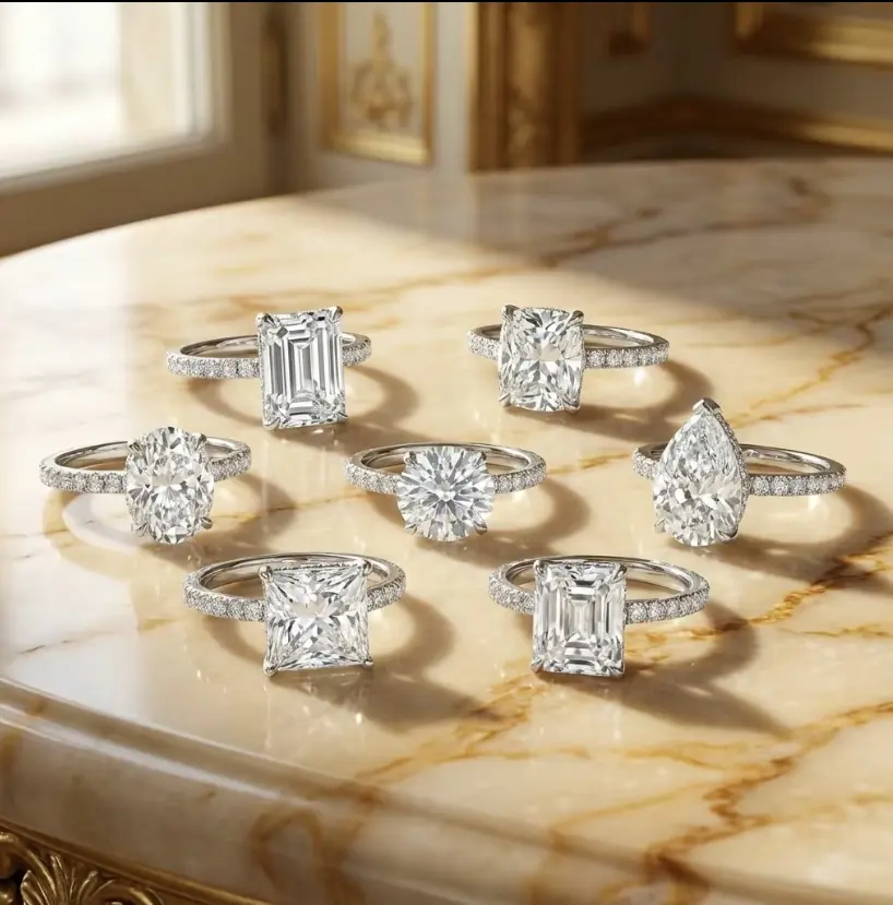 Cultured Diamond Ring — Classic Style, Custom Design