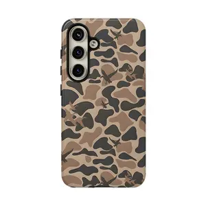 Camo Duck Phone Case, Shockproof Rugged Cover Dual Layer Soft TPU Hard Bumper Shell for Samsung S26 S25 S24 S23 S22 S21 Plus NOTE20 Ultra A71 A56 A36 A16 A06 A13 A04S A14 A15 A23 A25 A26 A34 A35 A52 A53 A54 A55 A71 S25edge S25+ S24+ S23+ S22+ S21+