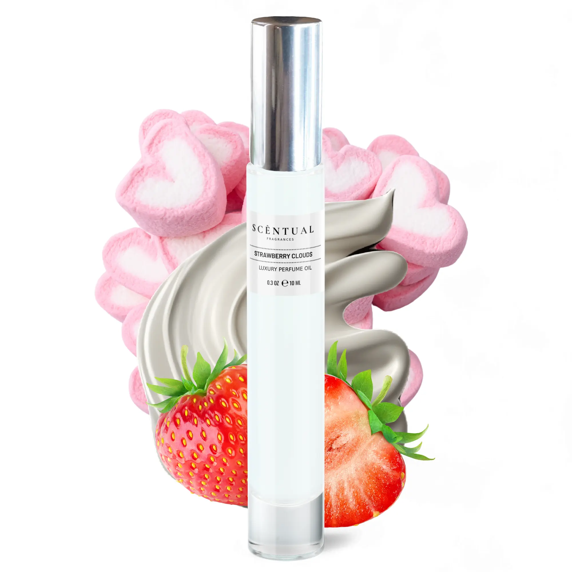 Scentual Luxury Perfume Oil Ultra-Concentrated Handcrafted in USA 10ml Roller with Vanilla Gourmand Floral Fruity Notes