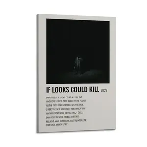 Destroy Lonely If Looks Could Kill Poster for Bedroom Aesthetic Canvas Wall Art Living Room Posters Painting Picture Print Modern Family Decor Artist Bathroom Poster