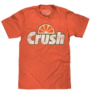 Vintage Orange Crush Logo T-Shirt - Orange