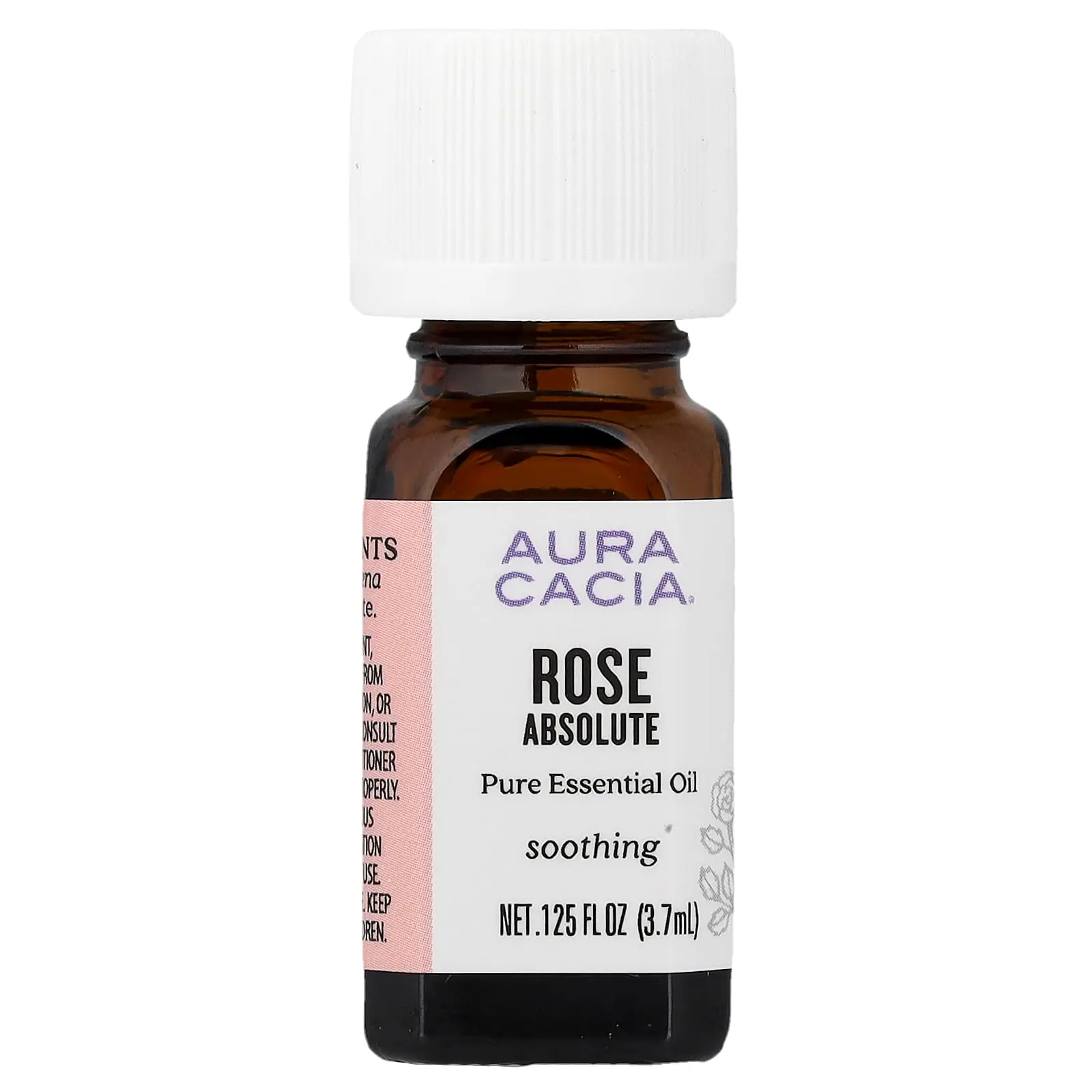 Aura Cacia Pure Essential Oil, Rose Absolute, 0.125 fl oz (3.7 ml)