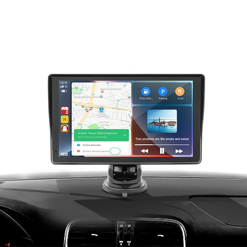 Portable Car Radio Stereo Multimedia Player, 1 Count 7 Inch Car Touch Screen Wireless Adapter, Multimedia Bluetooth-compatible Car Music Player, Car E