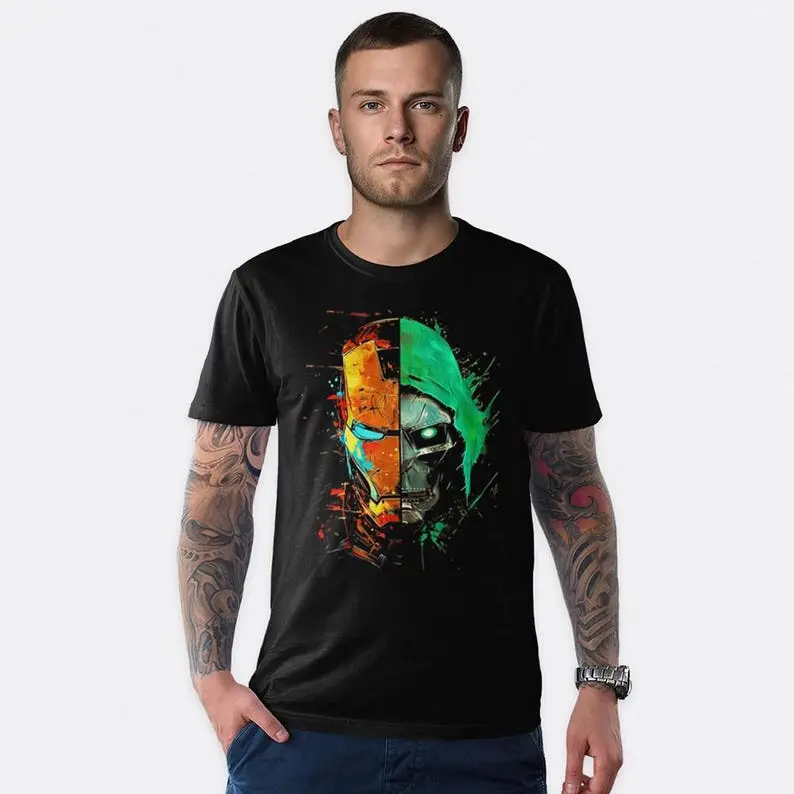 Vintage Doom x Iron Hero Tshirt | Unisex Doctor Doom Streetwear Tee, Victor Von Doom Shirt