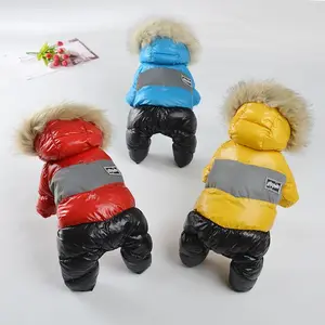 Winter Warm Dog Hoodies Waterproof Puppy Coat for Small Medium Dogs Jumpsuit Fashion Soft Pet Jacket Chihuahua Yorkshire Outfits