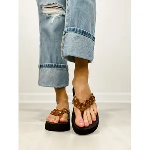 Corkys No Running Flip-Flops in COGNAC